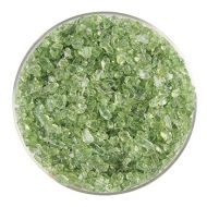 BU121793F- Bullseye Frit Coarse Leaf Green 5oz Jar - 90 COE