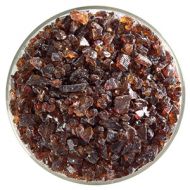 BU132193F- Bullseye Frit Coarse Carnelian Transparent 5oz Jar - 90 COE