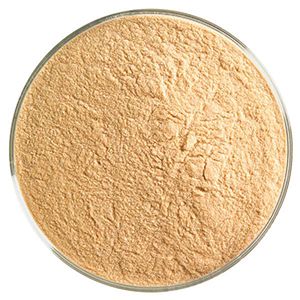 BU132198F- Bullseye Frit Powder Carnelian Transparent 5oz Jar - 90 COE