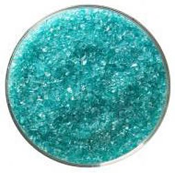 BU140892F - Bullseye Frit Medium Light Aqua 1lb Jar