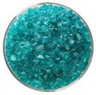 BU140893F - Bullseye Frit Coarse Light Aqua 1lb Jar  - 90 COE