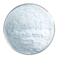 BU141698F- Bullseye Frit Powder Light Turquoise Blue Transparent 5oz Jar - 90 COE