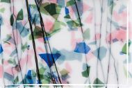 BU4010F-SPRING: Blue/Green/Aqua & Pink On White