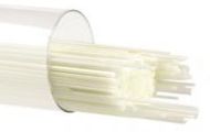 BU013705- Bullseye .5MM French Vanilla Opal Stringers - 90 COE
