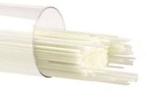 BU013705- Bullseye .5MM French Vanilla Opal Stringers - 90 COE