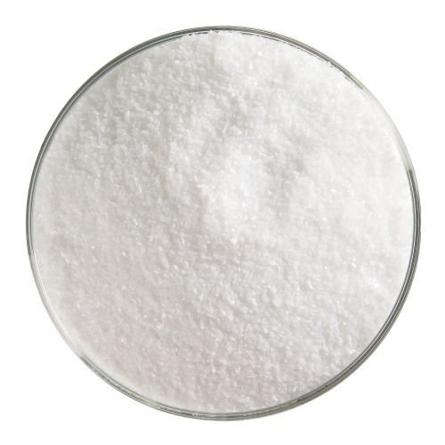 BU031391F- Bullseye Frit Fine Dense White 5oz Jar - 90 COE