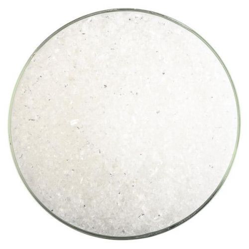 BU110193FR- Bullseye Frit Coarse Iridescent Clear 1lb Jar - 90 COE