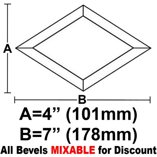 BVD47-Diamond Bevel 4"x7" 