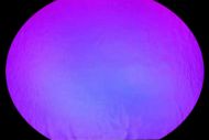 DC844A-CBS Thin Dichroic Magenta Blue On Black 16"x19" - 90 COE