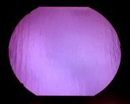 DC860A-CBS Thin Dichroic Violet On Black 16"x19" - 90 COE