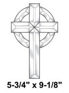 EC152-Exquisite Cluster Large Celtic Cross