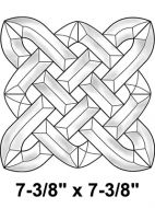 EC829-Exquisite Cluster Celtic Square