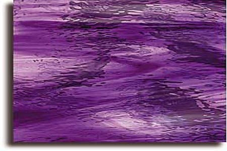 RSF4441W-Random Size 96 Violet/Purple Streaky Waterglass Transparent