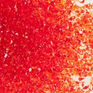 UF3071-Oceanside Frit Medium Light Cherry Red #611 8.5oz Jar - 96 COE