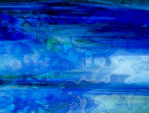 U00485- Cobalt/Emerald Green Opal