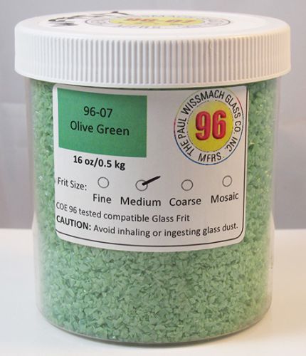 WF9517-Frit 96 Medium Olive Green Opal #96-07 