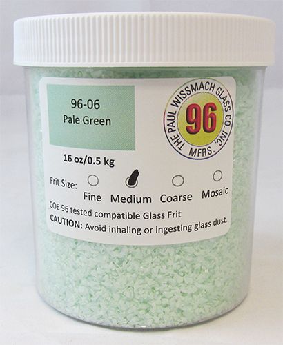 WF9579-Frit 96 Medium Pale Green Opal #96-06